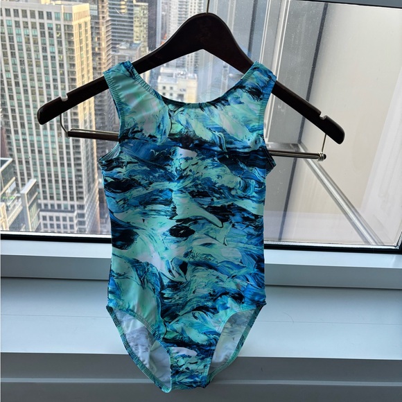 Kids Swimwear in Blue and Green - Picture 1 of 4